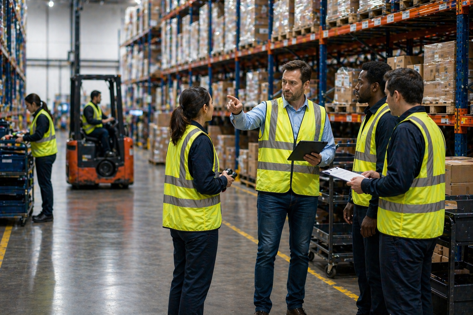 warehouse managers handling tasks manually due to rigid WMS system